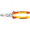 Kabelschneider wiha 210 mm, VDE-isoliert, für Kabel bis 60 mm² (43662)