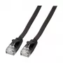 Efb K8107SW.0,25 Ethernet-Patchkabel Schwarz