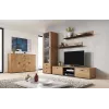 Cama living room sideboard UNI lefkas oak/Schwarz