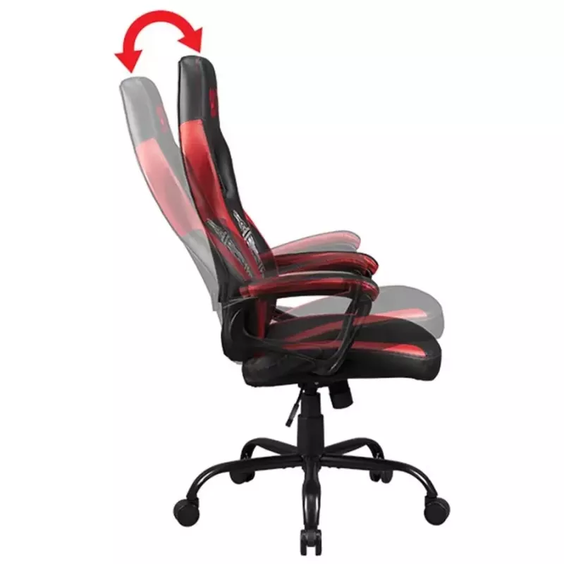 Universeller Gaming-Stuhl Subsonic SA5642-A1 Gepolsterter Sitz Schwarz Rot Weiß