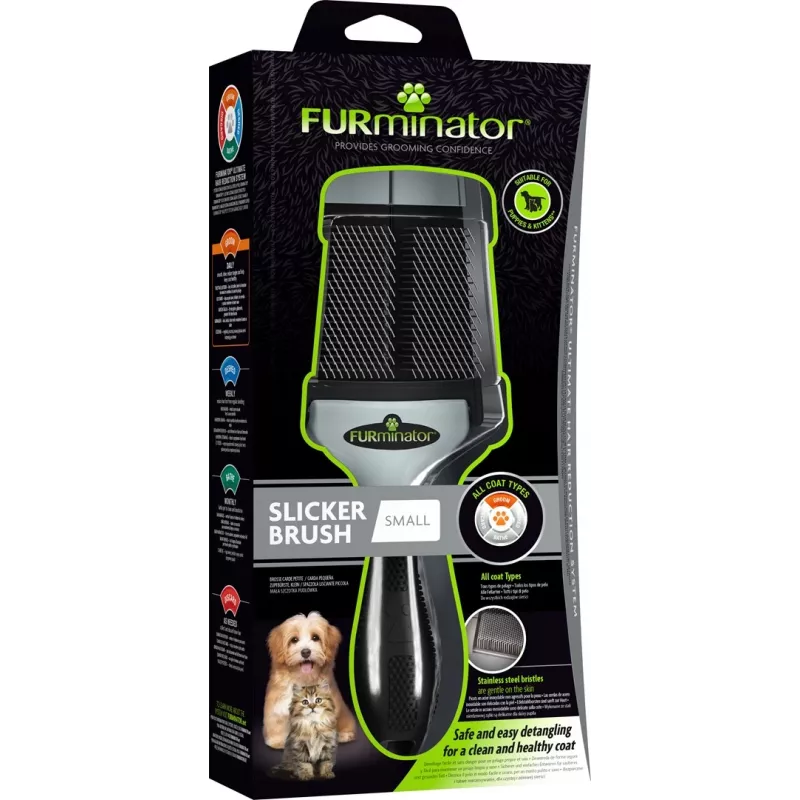 FURminator - Zupfbürste für Hunde und Katzen - S