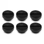 Alphacool Eiszapfen Verschlussschrauben G1/4 (Stopfen), schwarz, 6er-Pack