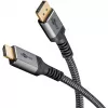 Goobay 65270 Video-Kabel-Adapter 3 m DisplayPort HDMI Grau (65270)