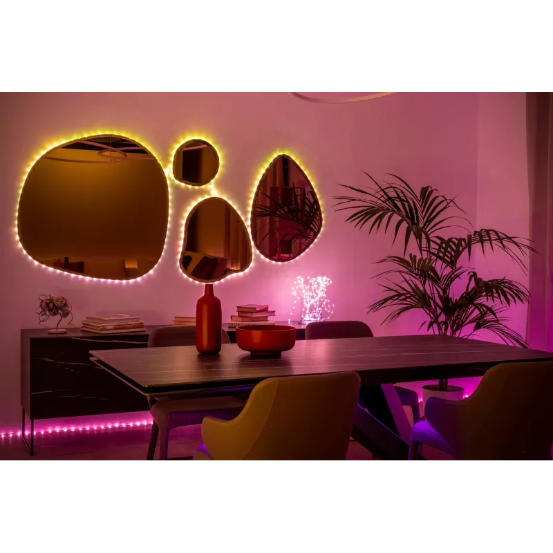 Twinkly Dots 60 RGB USB Smart Lights, 3 m, Schwarz