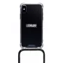 Lookabe Halsketten-Handyhülle für iPhone X/XS, Gold/Schwarz