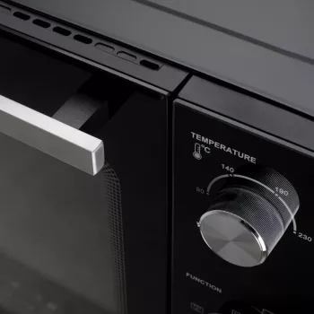 Elektroofen Adler AD 6028 — 60 l, 2000 W, freistehend, Drehregler, rotisserie, max. 230 °C, schwarz