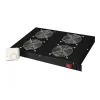 Digitus DN-19 FAN-4-HO-SW 19-Zoll-Dachlüftereinheit, 4 Lüfter, Thermostat, schwarz