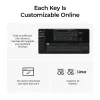 Mechanische Tastatur Keychron V3 Ultra 8K — Kabelgebunden & Bluetooth, QWERTY-Layout, RGB LED, Schwarz