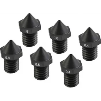 Gehärtete 3D-Drucker-Düsen Flashforge C3P Set 0,4 mm / 0,6 mm / 0,8 mm