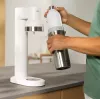 Brita sodaTRIO 1046735 Karbonisiererflasche, Edelstahl, 1 l, weiß