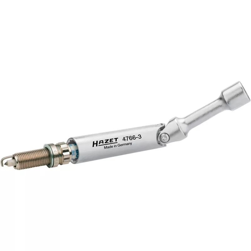 Hazet 4766-3 Zündkerzenschlüssel, 14 mm, 3/8 Zoll Antrieb