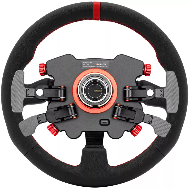 Simagic GT Pro R Lenkrad mit Pro Hub, Leder, 330 mm (S207)