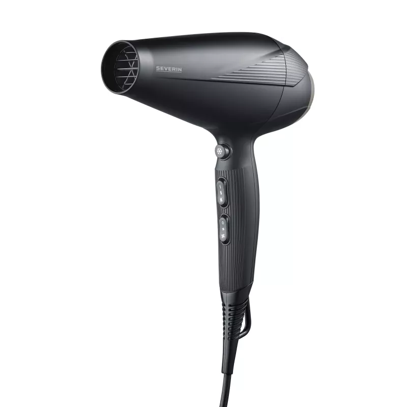 Severin HT 0167 Haartrockner, 2300 W, Schwarz/Silber