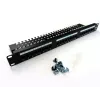 Digitus DN-91524U-EC 19" 24-Port Cat5e U/UTP Patchpanel, 1U, mit Kabelführung, Schwarz