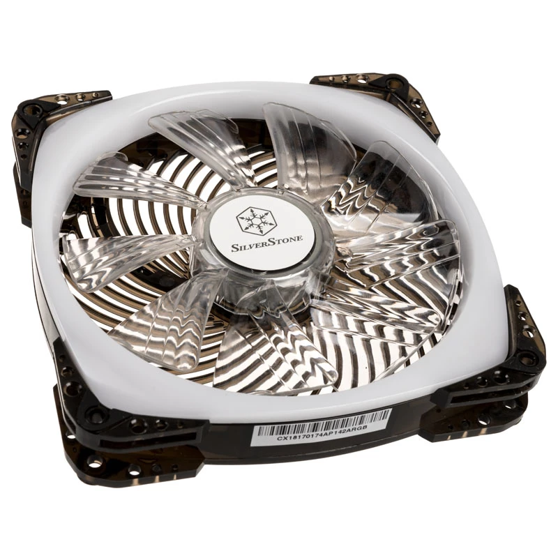 SILVERSTONE SST-AP142-ARGB 140x140x25 ARGB PWM-Lüfter für PC-Kühlung, 140 mm
