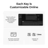 Mechanische Tastatur Keychron Q1 Ultra 8K — 75% Form, USB + RF Wireless + Bluetooth, RGB LED, Schwarz