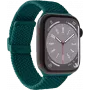 Puro Loop Band - Geflochtenes Armband für Apple Watch 42/44/45/49 mm (Grün)