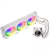 KRUX HydroGlance 360 ARGB AiO-Wasserkühlung mit LCD, 360 mm, Weiß