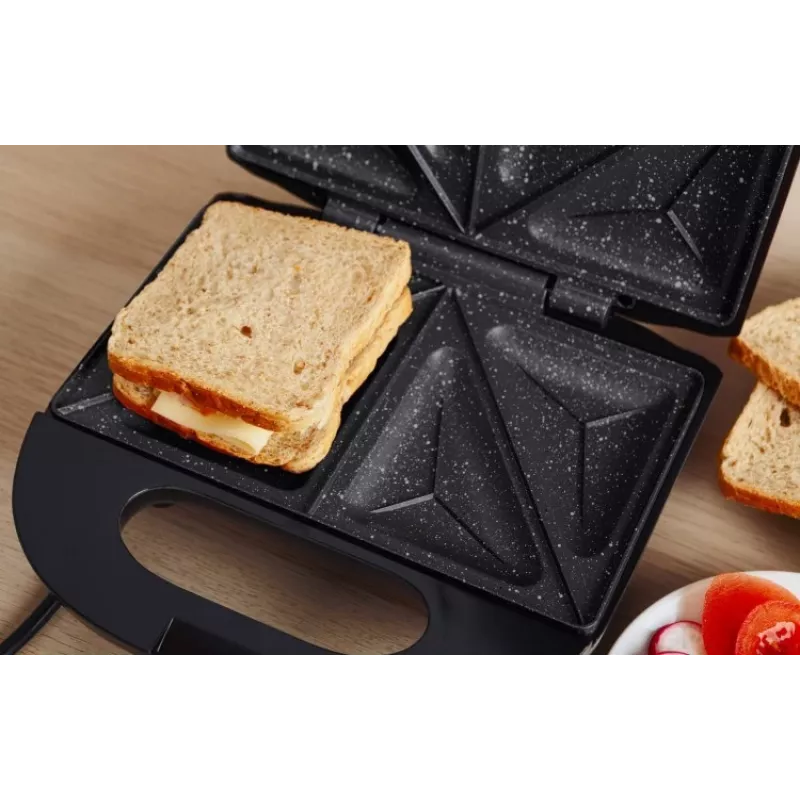 ELDOM Sandwich RUDDY, 750 W, Granitplatten