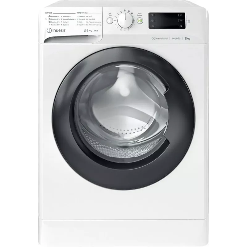 Waschmaschine INDESIT MTWE81495WBPL 8 kg, 1400 U/min, Energieeffizienzklasse B