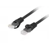 LANBERG Netzwerkkabel Cat6 RJ-45 U/UTP 3 m schwarz