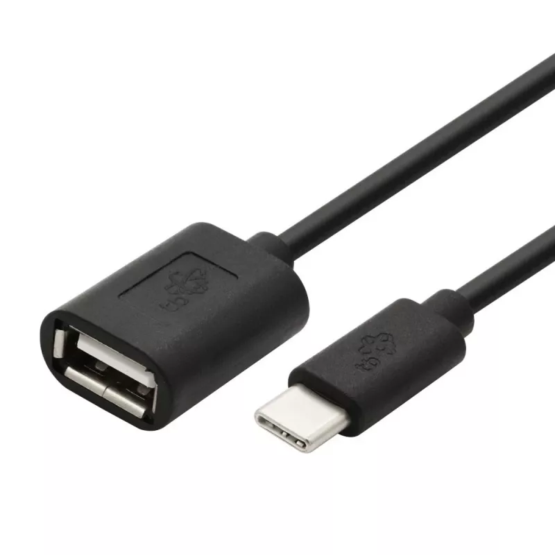 TB Kabel OTG USB AF - USB C 15cm Schwarz (AKTBXKU4PAC015B)