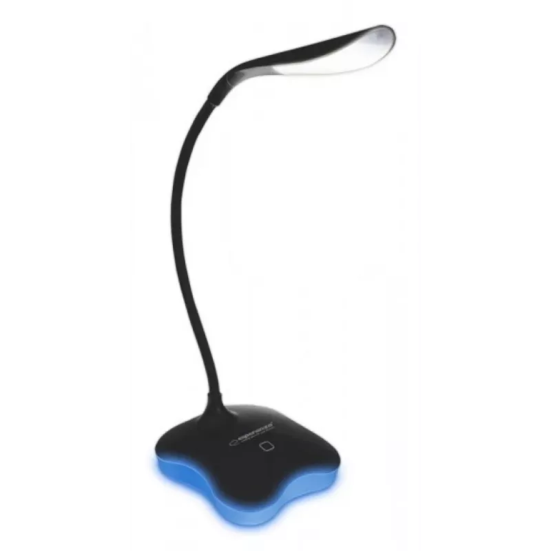 Esperanza ELD105K Mimosa LED-Schreibtischlampe, 3 W, schwarz