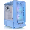 Ceres 350 MX, Tower-Gehäuse Hellblau, gehärtetes Glas x 2
