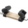 Silicon Power DS72 portable Stick-SSD 250 GB, USB 3.2 Gen 2, USB-A/USB-C, Gold