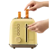 BUYDEEM 2-Scheiben-Toaster, Modell DT620E, Farbe Mellow Yellow, EU