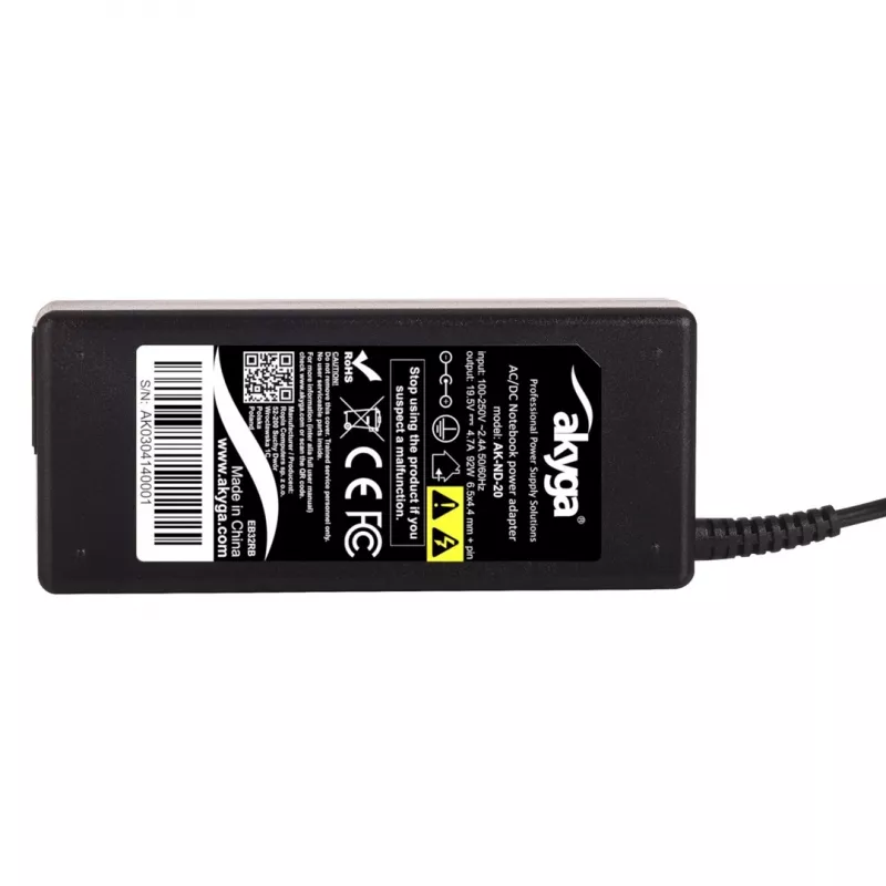 Akyga AK-ND-20 Laptop-Netzteil für Sony, 92 W, 19,5 V, 4,7 A, 6,5 x 4,4 mm + Pin