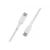 Belkin BOOST CHARGE - USB-Kabel - 24-polig USB-C (M) zu 24-polig USB-C (M) - USB 2.0 - 2 m - Weiß