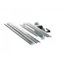 Rack-Einbauschienen-Kit EVER W/OP-ZA00-0001/00 Montagekit, silberne/schwarze Schiene, für Schrankinstallation