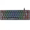 GAMIAC TKL69G SF Gaming Tastatur, Kailh Rot - Schwarz/Grau