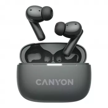 Canyon OnGo TWS-10 ANC+ENC True Wireless In-Ear-Kopfhörer, Grau (CNS-TWS10BK)