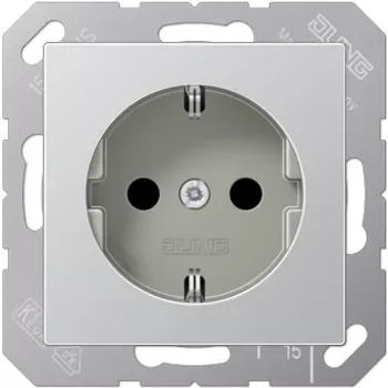 Unterputzdose JUNG A 1520 AL Aluminium für Typ-F-Steckdosen — Modell A1520AL