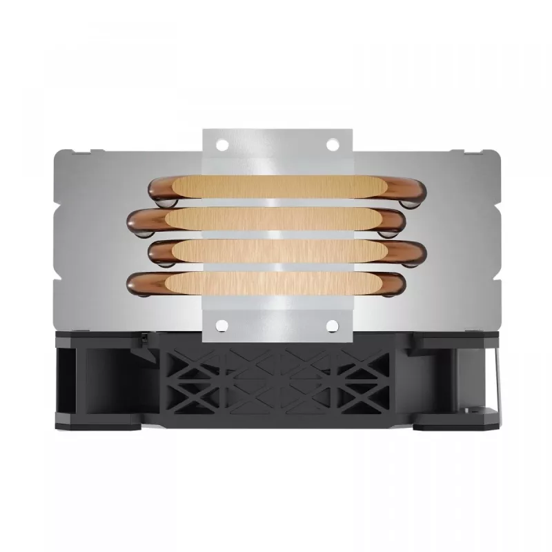 CPU-Luftkühler SAVIO SAVGCOVORTEXX2ARGB mit 4 Heatpipes, 120-mm-ARGB-Lüfter, schwarz