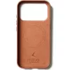 Mujjo Full Leder Case MagSafe Case für iPhone 17 Pro Braun