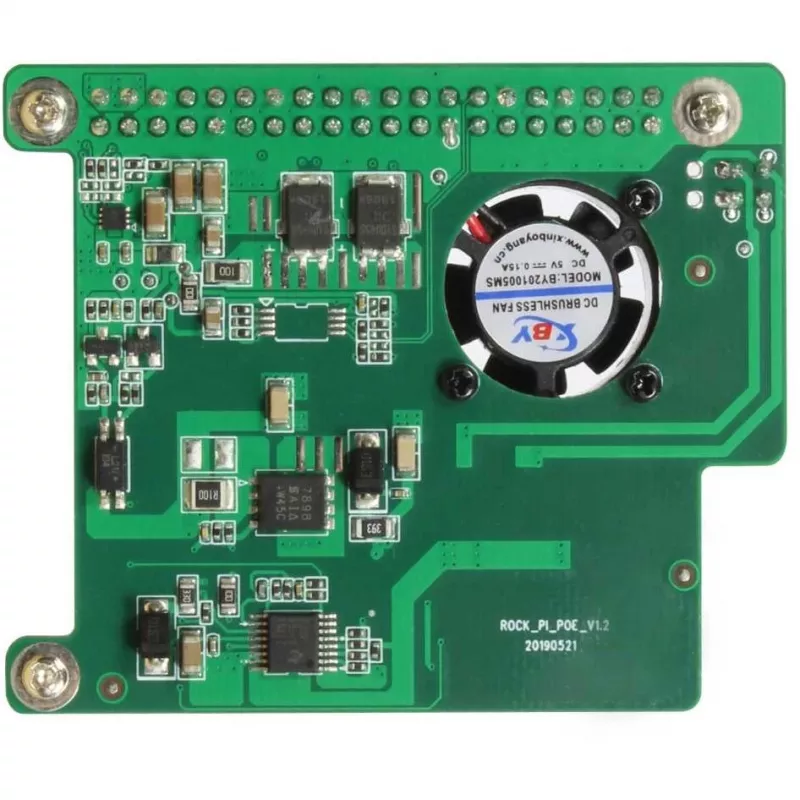 ALLNET PoE-Hat für Radxa Rock 3A, 802.3at – Power-over-Ethernet-Zubehör