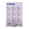 Bomann KW 1421 CB Küchenwaage, LCD-Display, Edelstahl, 160 x 230 x 18 mm, AAA, Schwarz (614211)