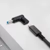Akyga AK-ND-C09 Ladeadapter USB-C auf DC 4,5 x 3,0 mm + Pin für Notebooks, 18,5-20 V, 100 W, für HP