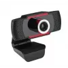 Manta W182 Webcam, HD 720p, 30 fps, eingebautes Mikrofon, USB 2.0, Schwarz