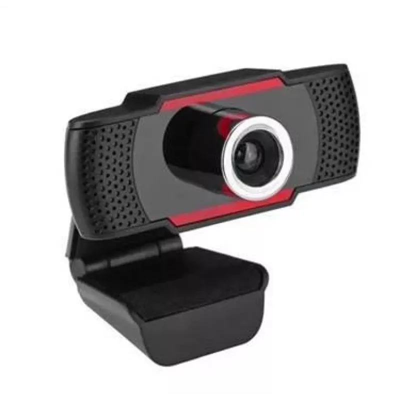 Manta W182 Webcam, HD 720p, 30 fps, eingebautes Mikrofon, USB 2.0, Schwarz