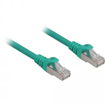 Netzwerkkabel Sharkoon Cat.6a SFTP RJ-45 Cat6a 5 m Grün