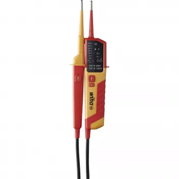 Spannungs- und Durchgangsprüfer Wiha 45216 12–1000 V AC, Handprüfer für Wechselspannung und Durchgang