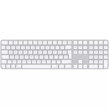APPLE Magic Keyboard mit Touch ID und Ziffernblock für Mac-Modelle mit Apple Silicon – Niederländisch – Weiße Tasten