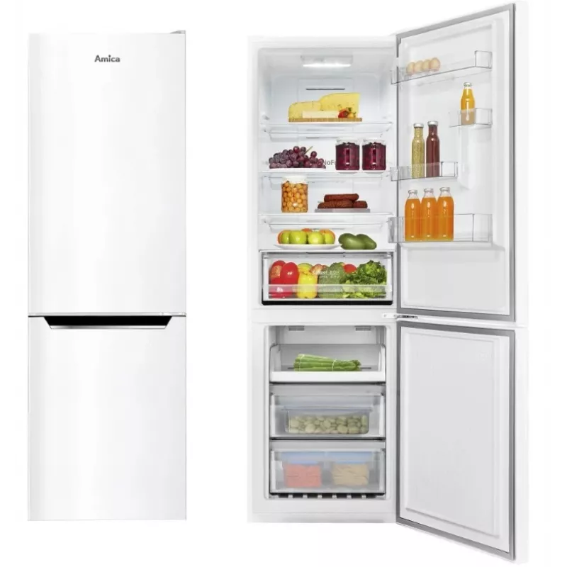 Kühl-Gefrierkombination AMICA FK3506.2FW(E) 350 L, Energieeffizienzklasse E