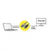 ROLINE Recyclingmaterial 11.45.5781 Videokabel-Adapter 2 m DisplayPort HDMI Schwarz