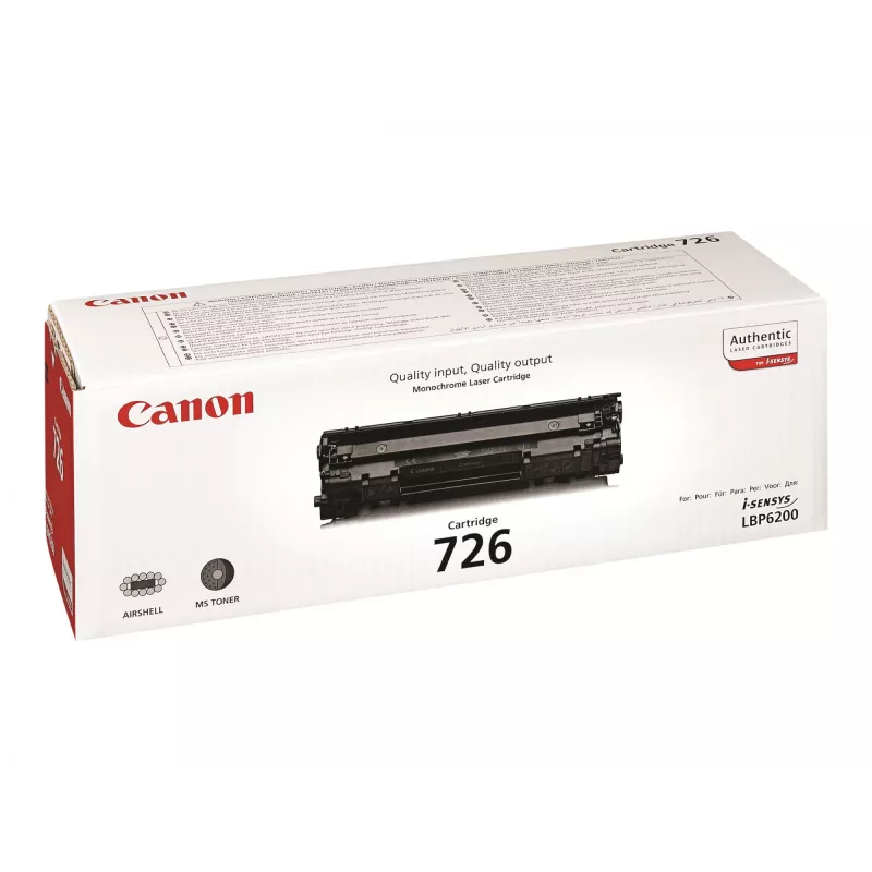 Canon CRG-726 Tonerkartusche, schwarz, 2100 Seiten