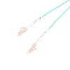 Patchkabel LC/UPC-LC/UPC Duplex 5 m — Extralink OM3 Multimode, 3 mm FTTH, Aqua